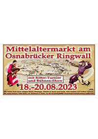 MIttelaltermarkt OsnabrÃ¼ck Ringwall 20023 Gewandung Trollfelsen