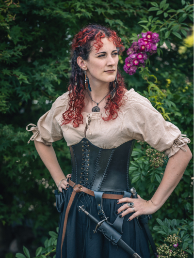 Trollfelsen_Mittelalter_Gewandung_Ledermieder_Unterbrust_Nubuk_schwarz