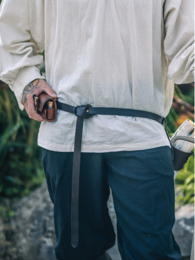 Trollfelsen_Gewandung_Gürtel_Schmaler_Ringgürtel_schwarz