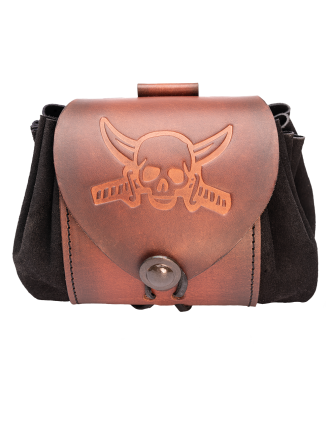 Trollfelsen_Gürtelbeutel_Jolly_Roger_Antik